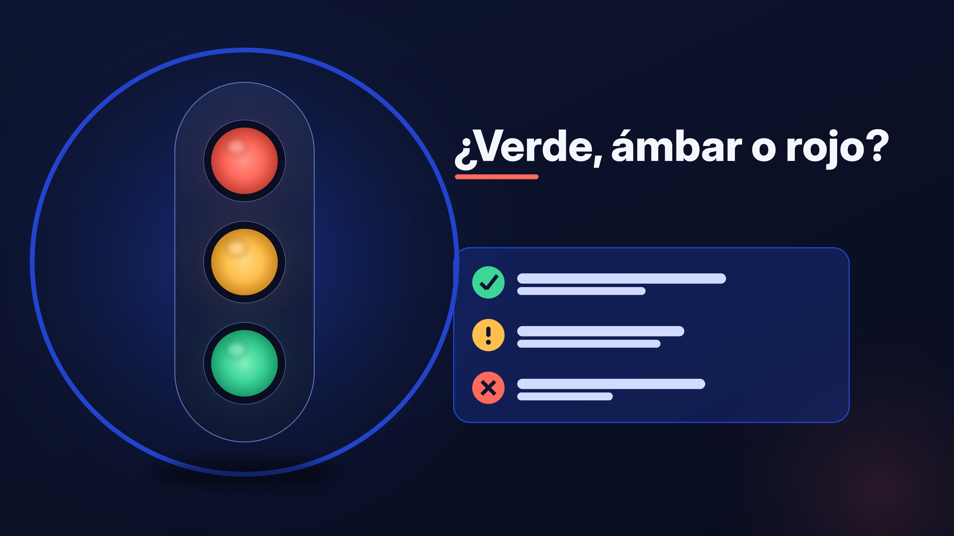 Semáforo de calificación de clientes con señales de alarma antes de firmar un proyecto de marketing