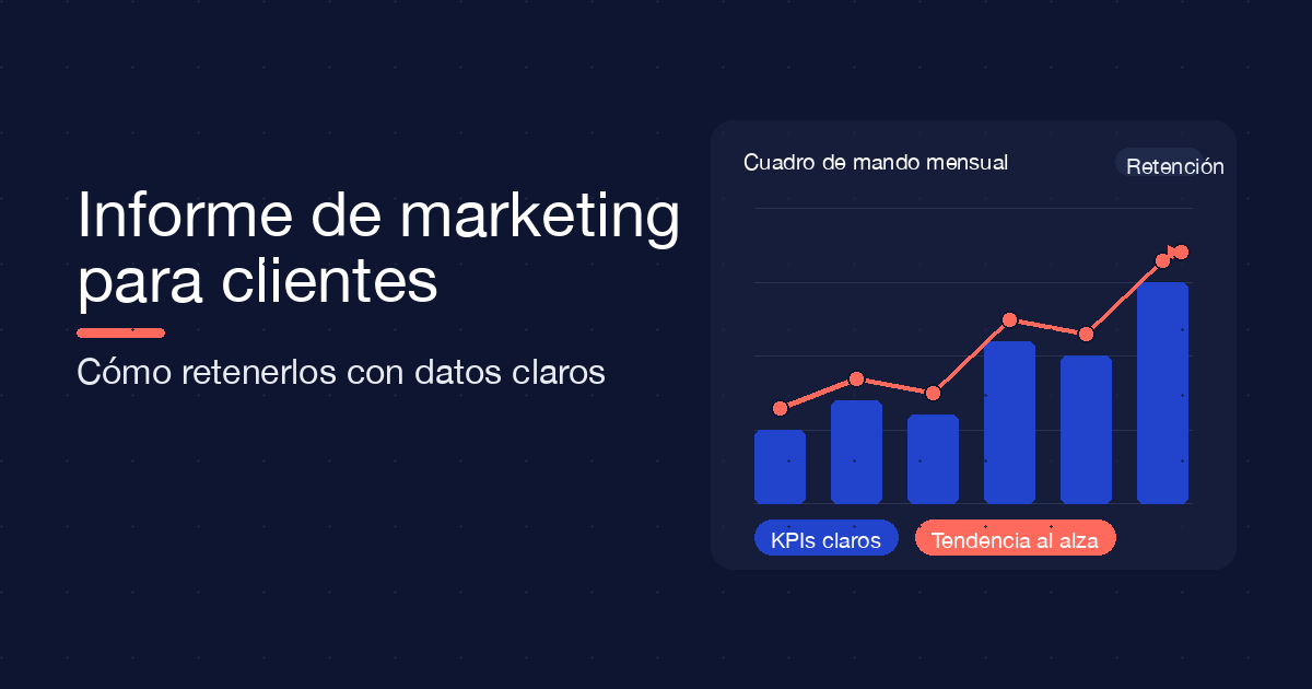 Responsable de marketing revisando un informe mensual de resultados con gráficas de ROI